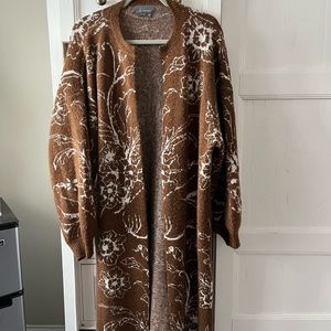 Knitted Mid-Length Duster